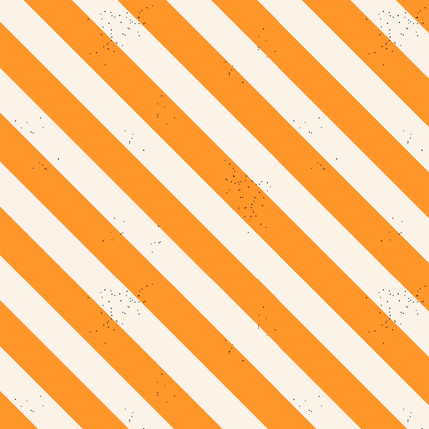 Stoffvorbestellung "Querstreifen mit Orange und Splashes"